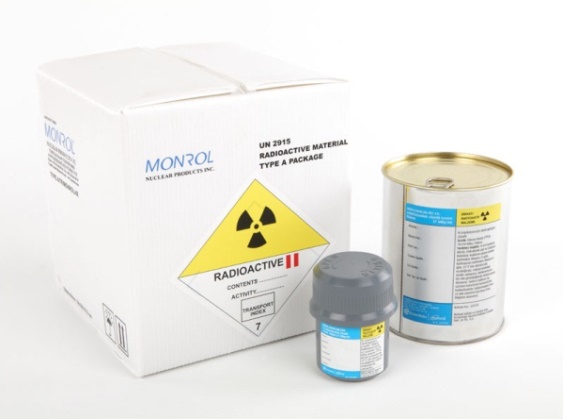Colis de type A pour matières radioactives, UN 2915